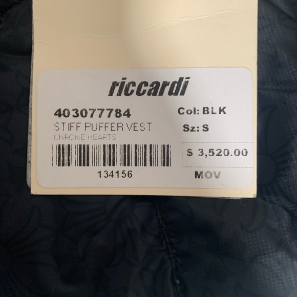 Chrome Hearts Black Puffer Vest - Picture 3 of 3